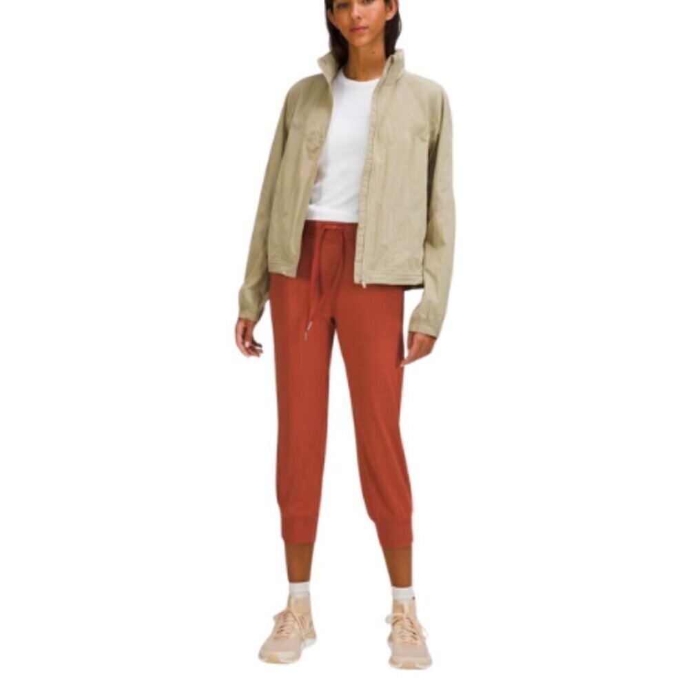 Lululemon Womens 14 Ready to Rulu High-Rise Cropped Jogger Red Rock